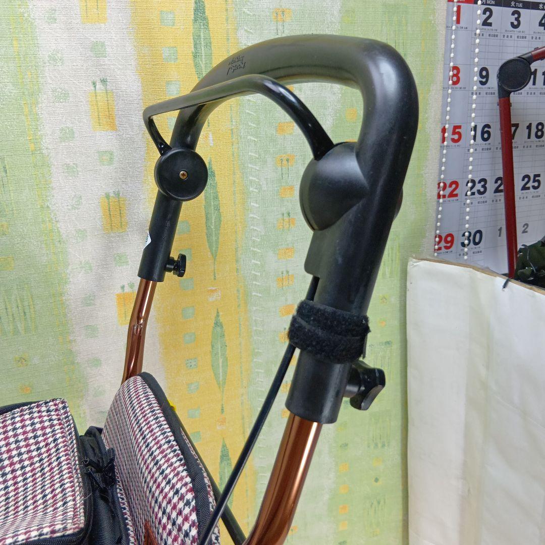 幸和製作所　テイコブ　クリオ ブラウン US05 ミドルタイプ　シルバーカー