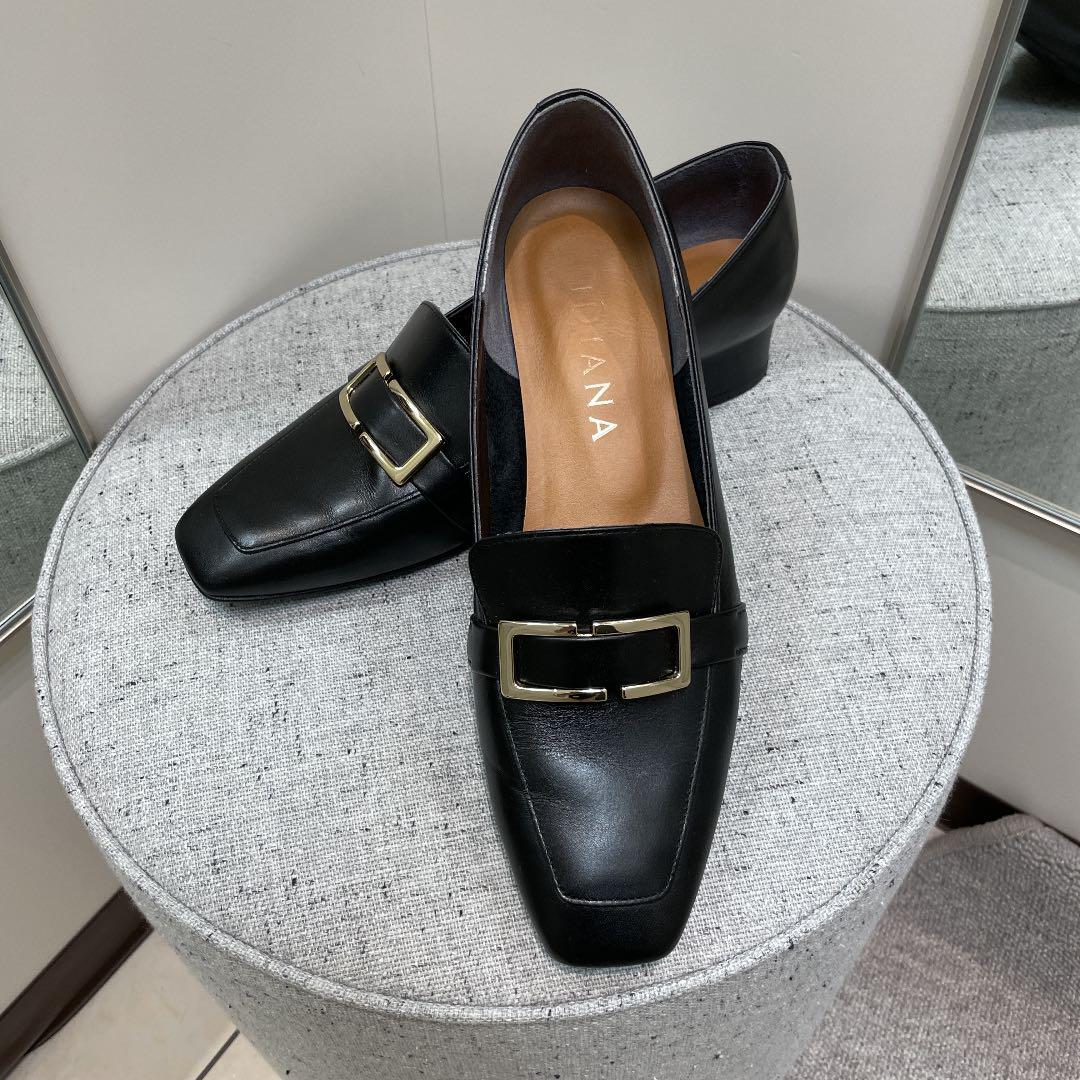 51%割引 お見舞い ローファー パンプス 黒 ダイアナ人気商品^_ お取寄せ ローファー パンプス 黒 ローファー/革靴
