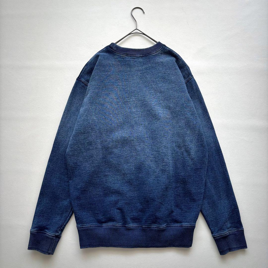 01947-12 メゾンキツネ　スウェット　BLUE BLUE コラボスウェット