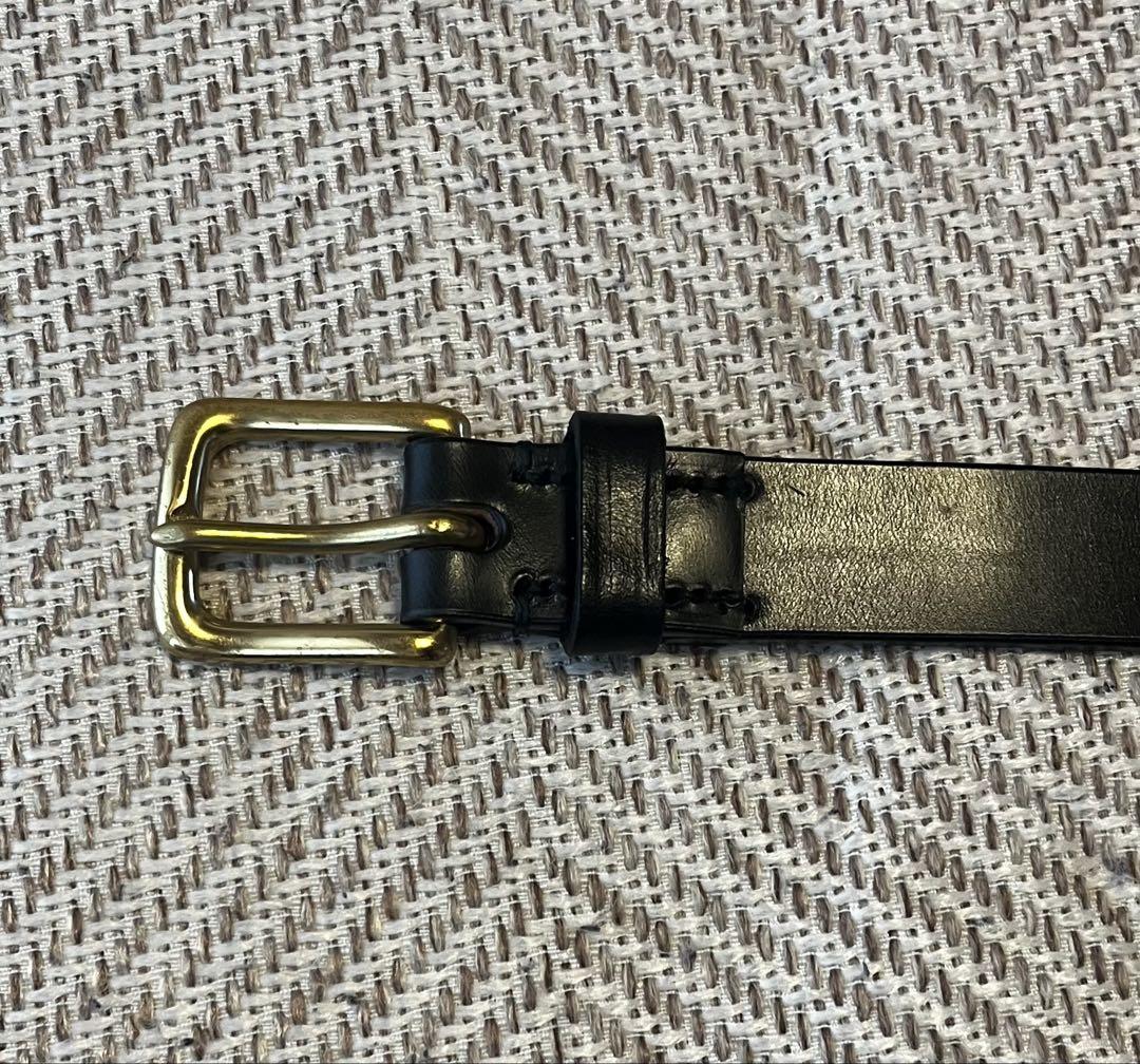 小物 JABEZ CLIFF STIRRUP LEATHER BELT 36