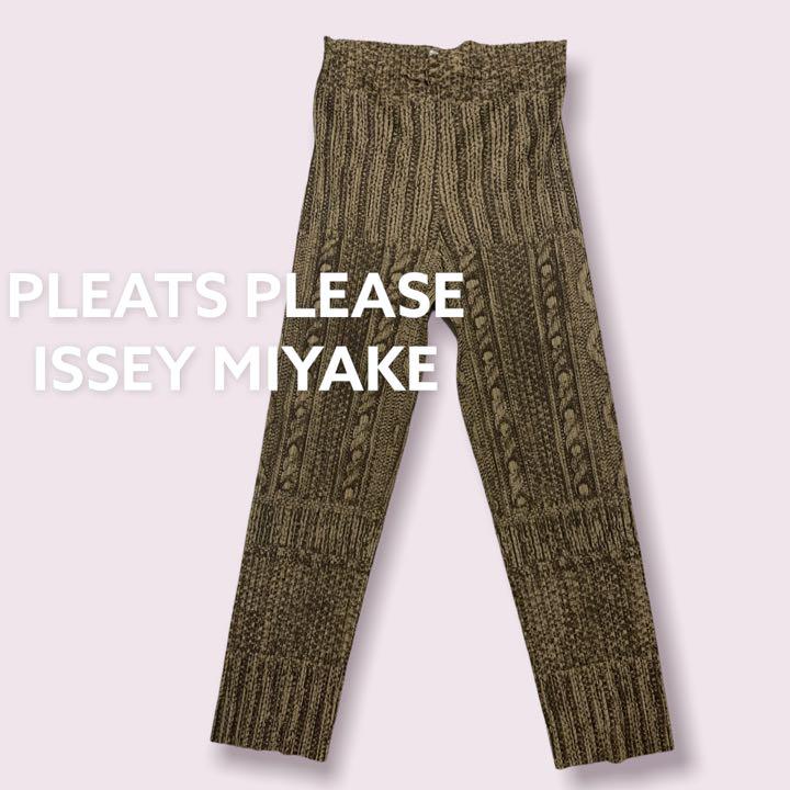 PLEATS PLEASE ISSEY MIYAKE 転写 プリーツパンツ ghamz.com.sa