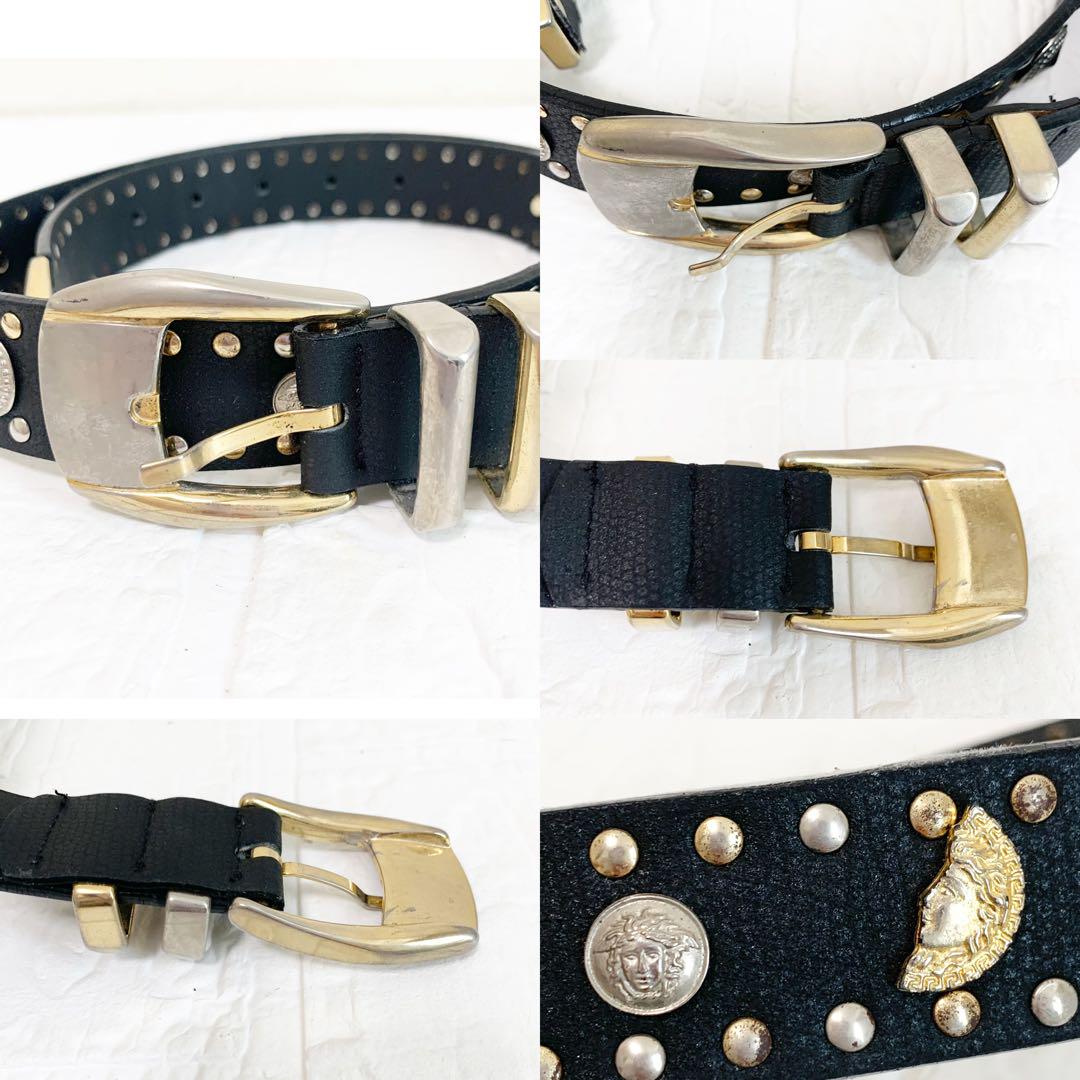 GIANNI VERSACE ジャンニヴェルサーチ メデューサ レザー　ベルト