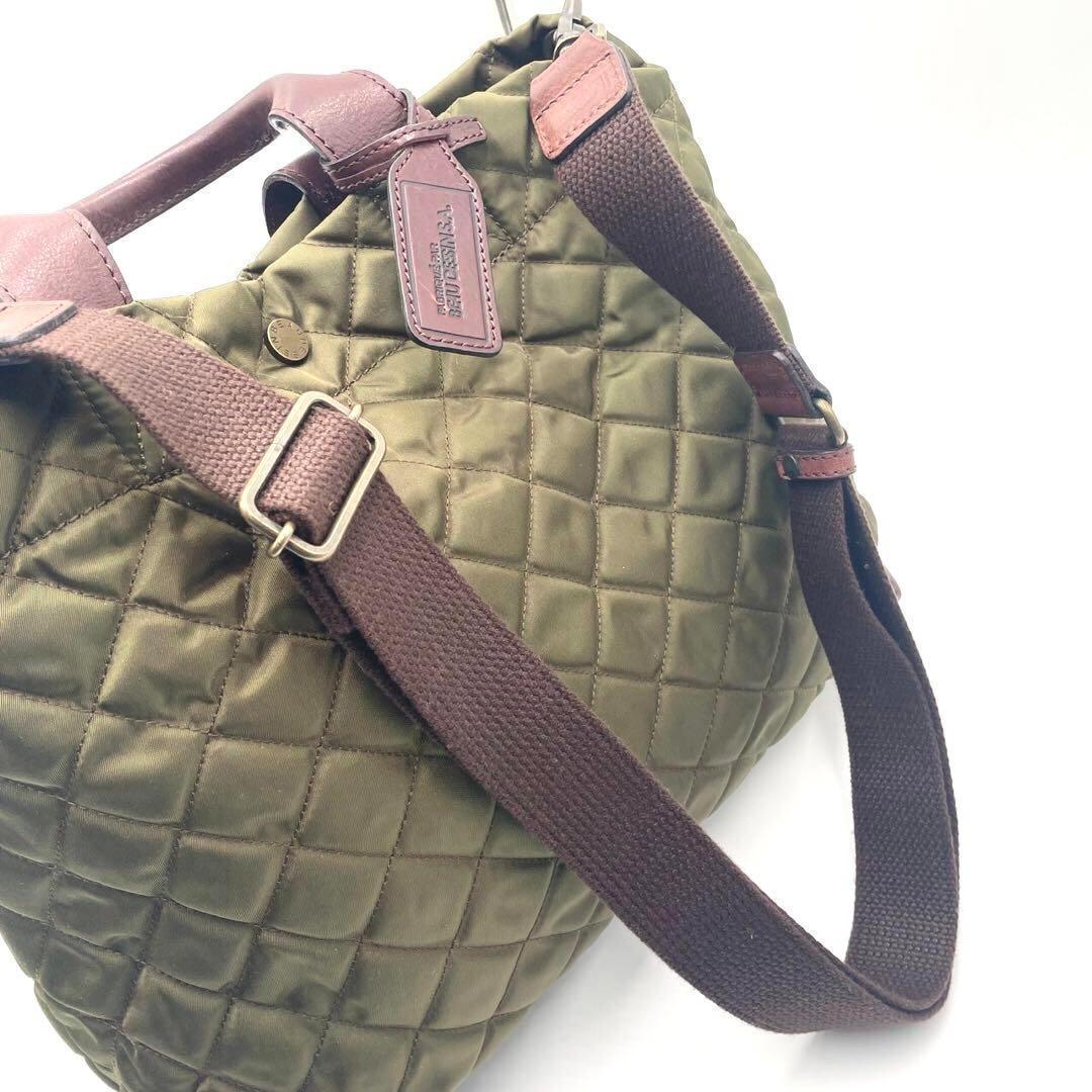美品☆ボーデッサン 2way　トートバッグ ショルダーバッグ キルティング A4