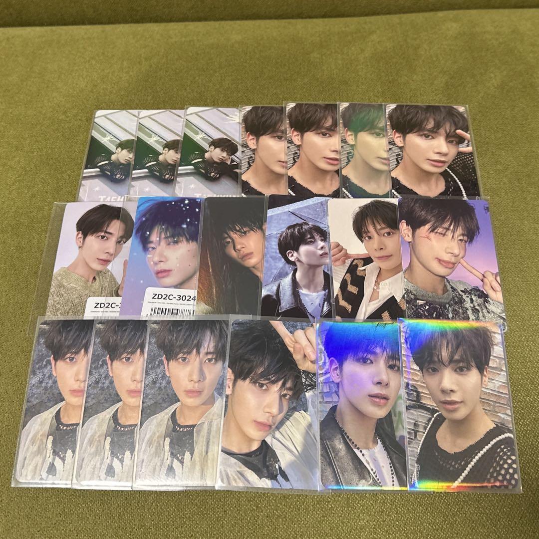 TXT テヒョン まとめ売り ラキドロ サマパケ シーグリ FC sweet TXT テヒョン トレカ まとめ売り 8枚 - メルカリ