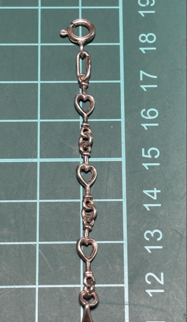 OLDTIFFANYティファニー ハートチェーンブレスSV925sterling