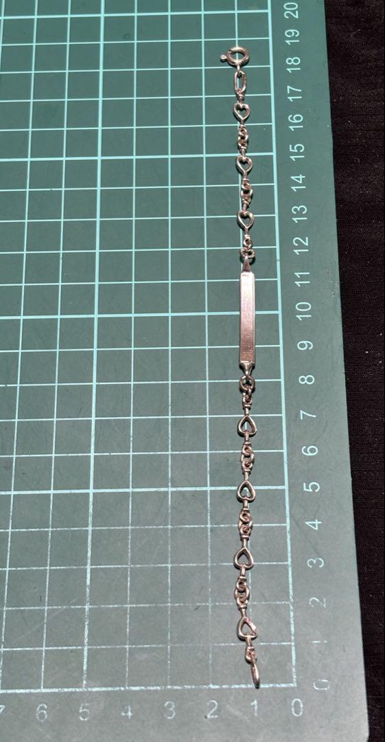 OLDTIFFANYティファニー ハートチェーンブレスSV925sterling