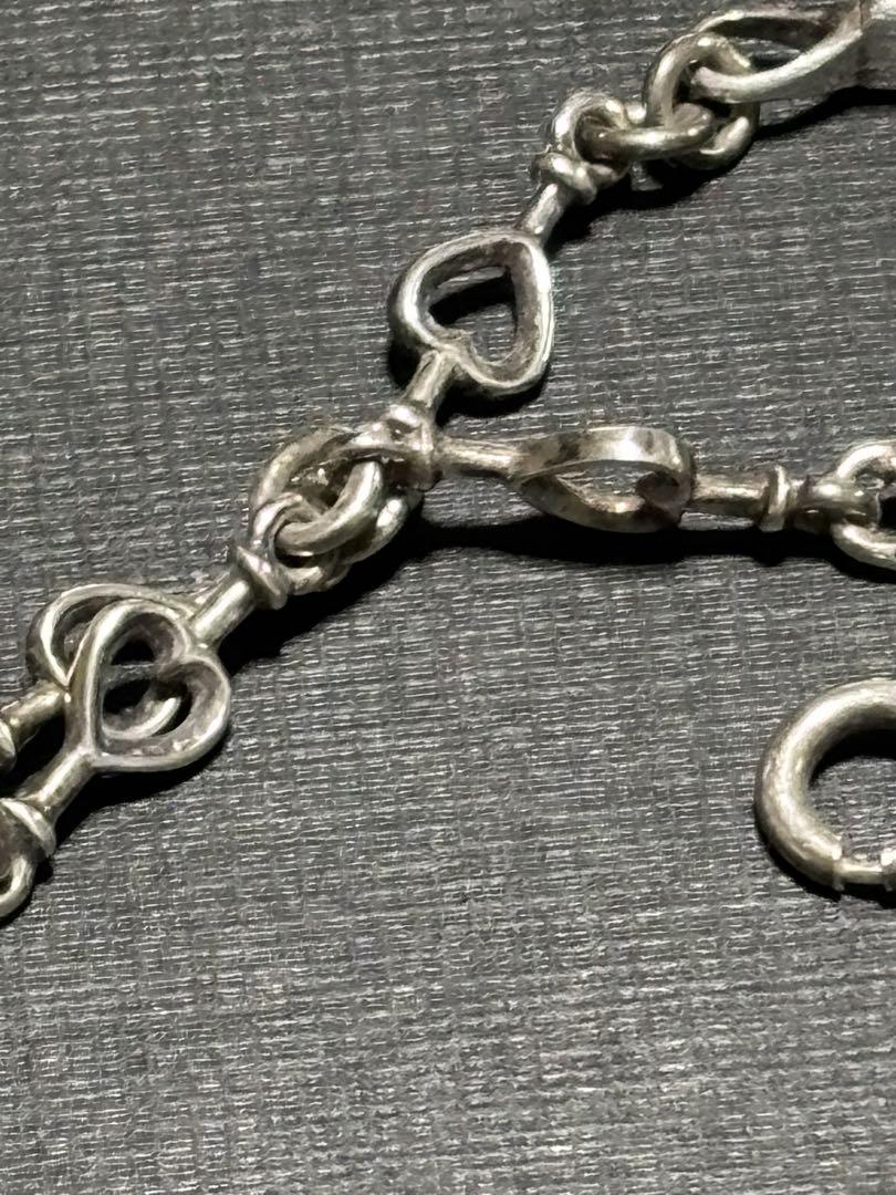 OLDTIFFANYティファニー ハートチェーンブレスSV925sterling