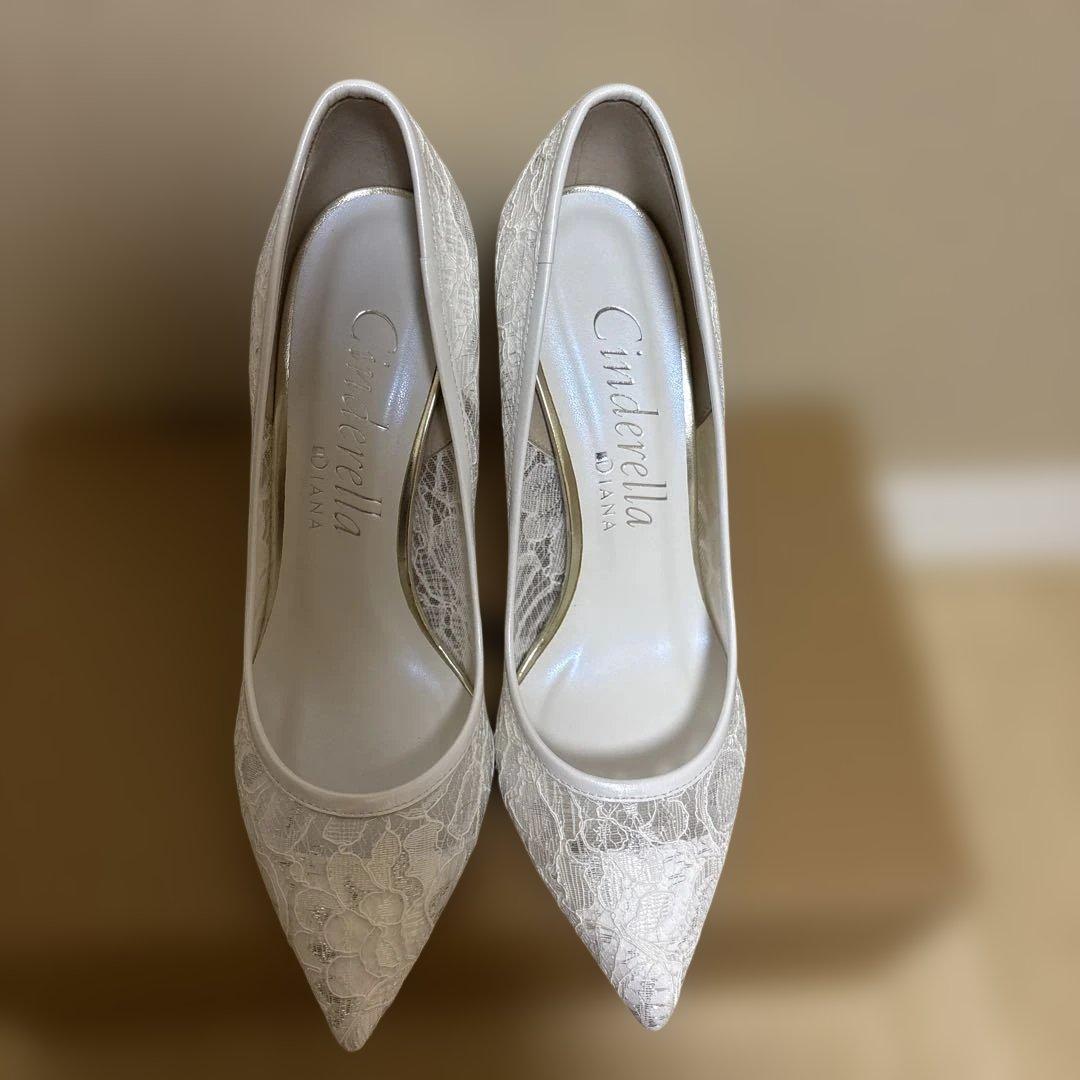 DIANA Cinderella ウエディングシューズ 23cm 9cmヒール DIANA Cinderella ウエディングシューズ 23cm 9cmヒール