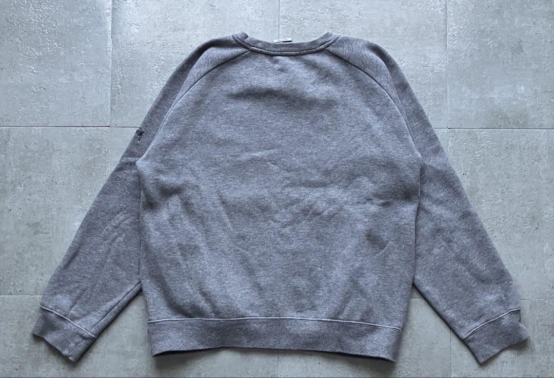 レア　old stussy スウェット　グレー　ワンポイントロゴ　ヴィンテージ