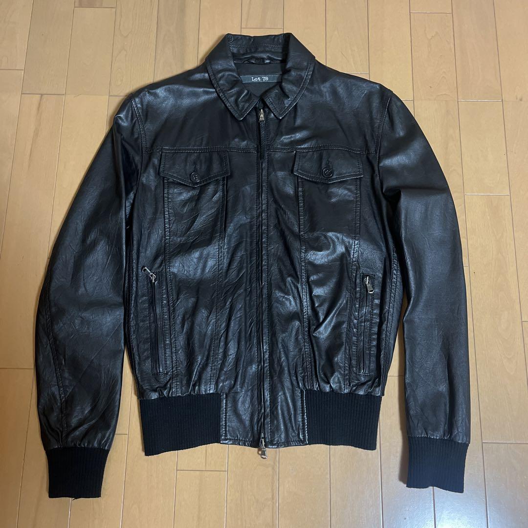 lot78 GEORGE ブラック　サイズ44 イタリア製