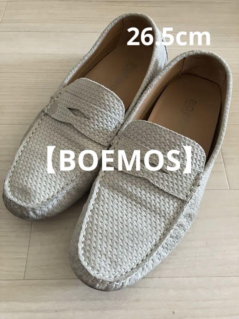 新品未使用【BOEMOS】コインローファー(25.5)ドライビングシューズ　革靴 新品未使用【BOEMOS】コインローファー(25.5)ドライビング