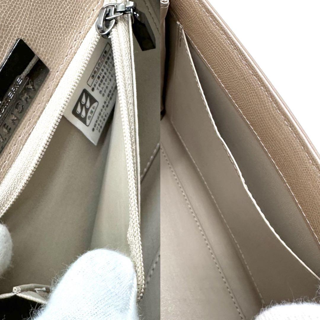 美品✨GIVENCHY ハンドバッグ 4Gロゴ 本革 リザード柄 vintage 美品✨GIVENCHY ハンドバッグ 4Gロゴ 本革 リザード柄 vintage