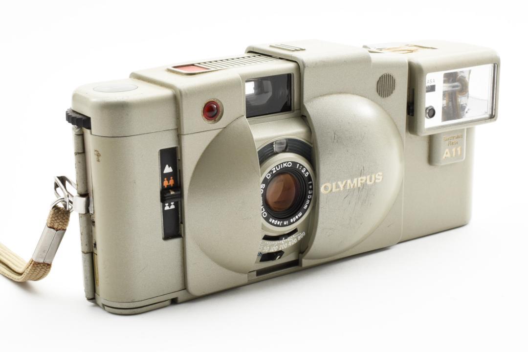 ★希少カラー★ OLYMPUS XA2 フラッシュA11 グレー
