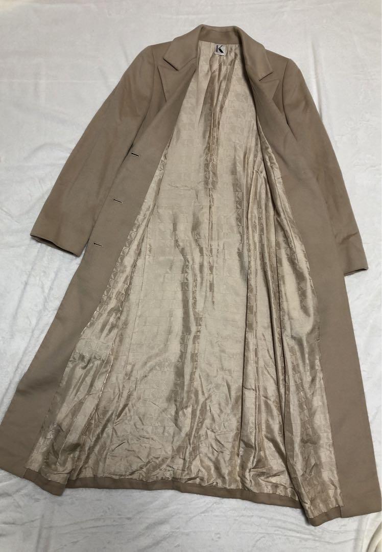 ❤️カシミア100%❤️ KRIZIA 三陽商会ロングコート美品　40 Lサイズ