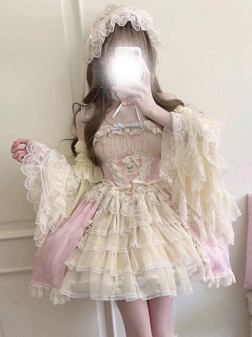 ロリータワンピース✿ドレス感満載♪女子会にぴったり！お出かけにも！