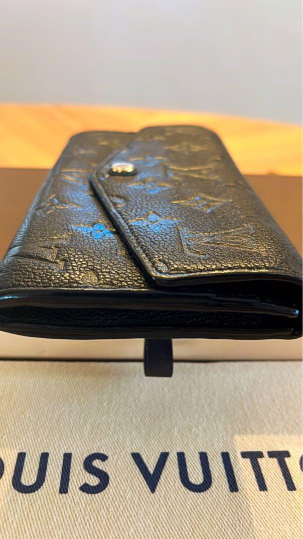 LOUIS VUITTON ブラックレザー 長財布