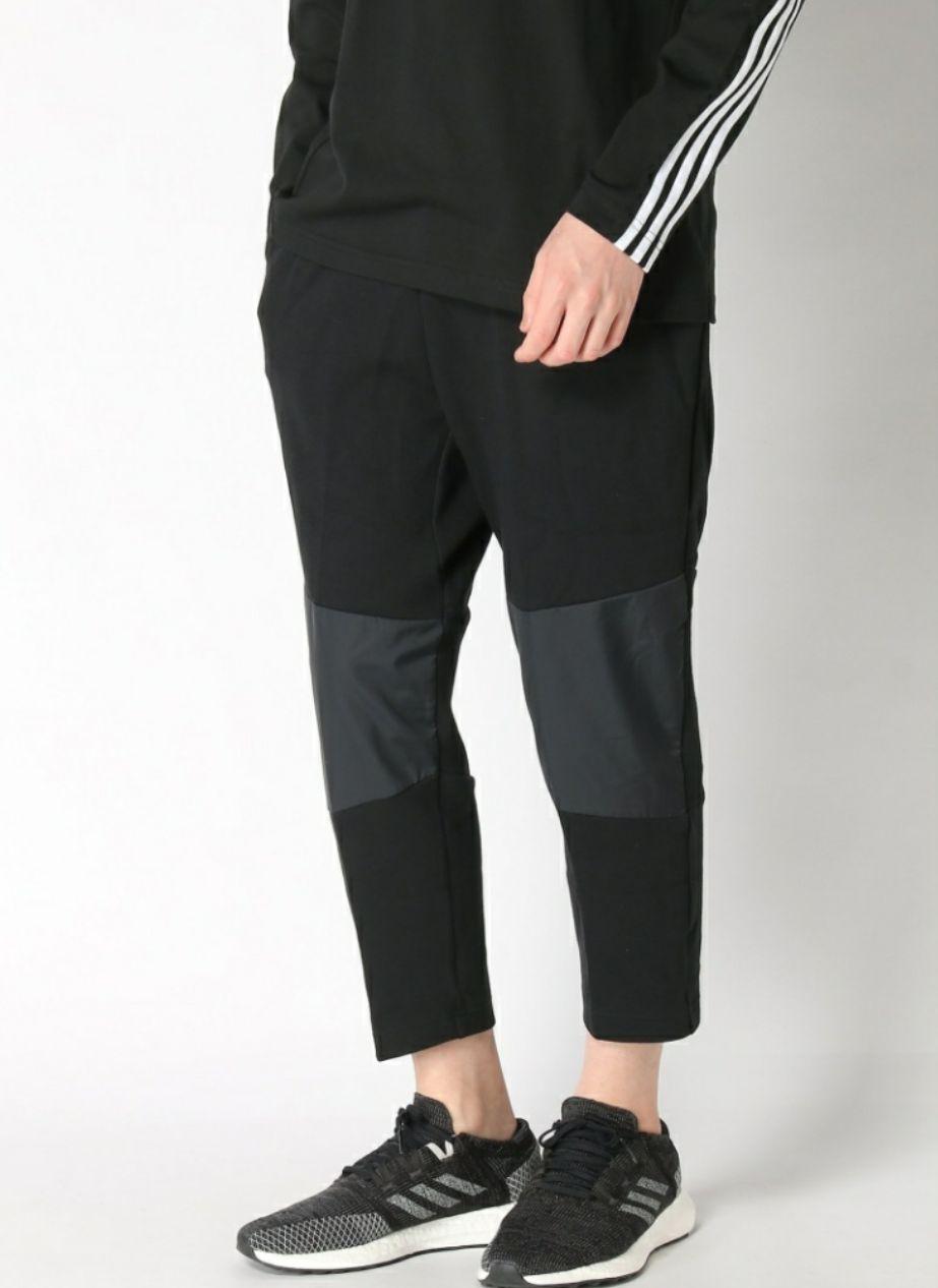 adidas バックル 7 8パンツ ブラック Sサイズ