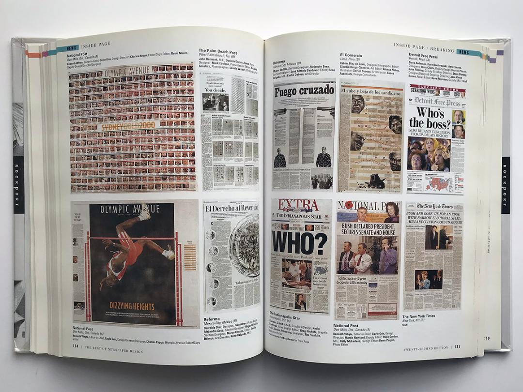 The Best of Newspaper Design  22nd版