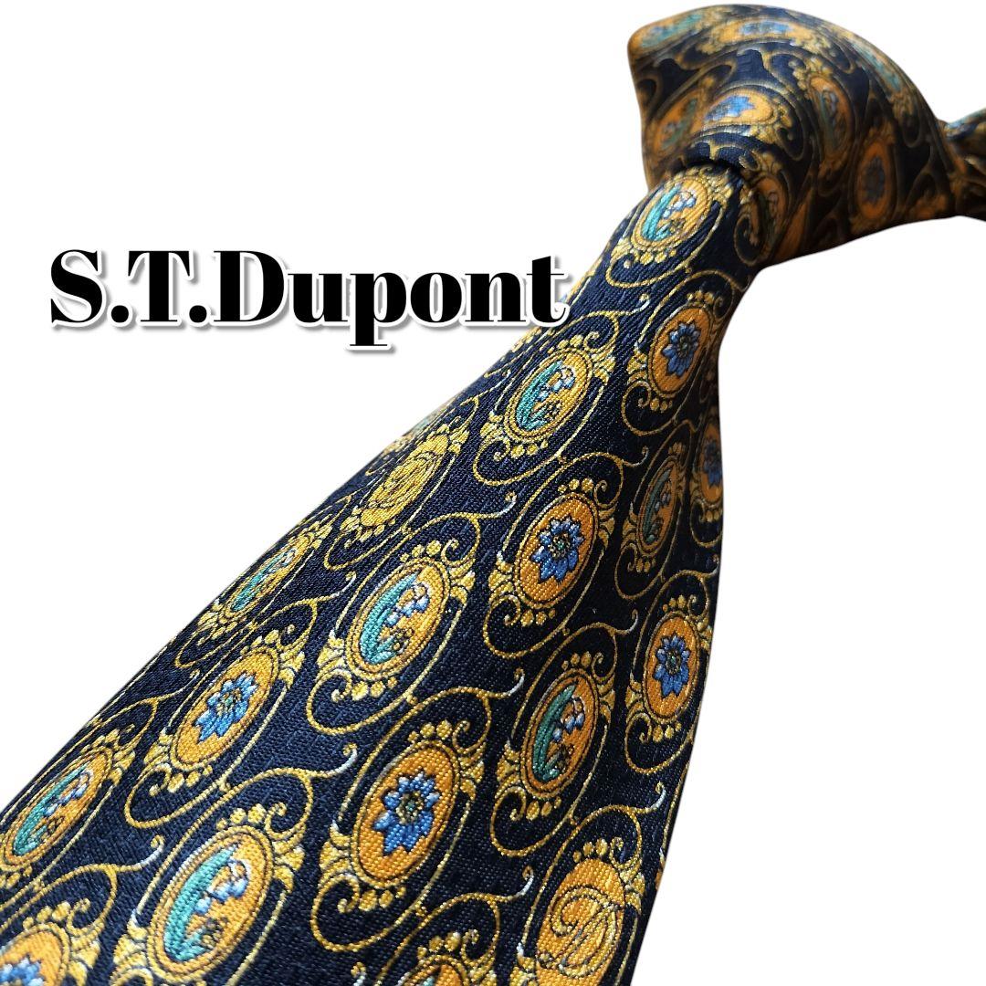 ☆S.T.Dupont☆エステーデュポン ブラック/イエロー系 総柄