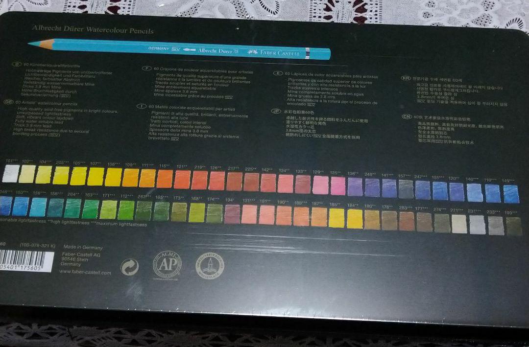 得価好評 ファーバーカステル アルブレヒト デューラ水彩色鉛筆 60色 缶入 W3yLf-m99605181578 安いお得