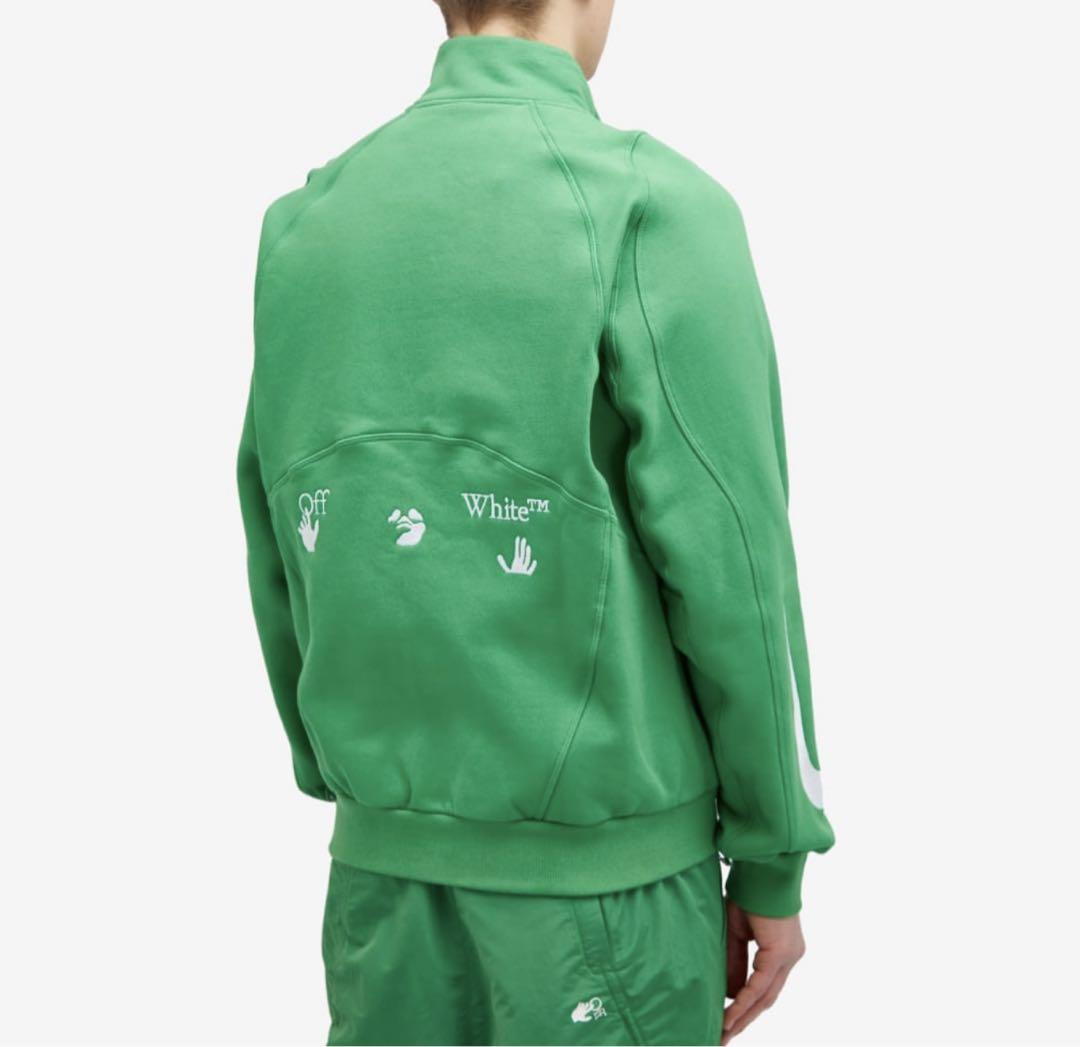 NIKExOFF-WHITEトラックジャケットLサイズ未開封新品⭐︎オフホワイト