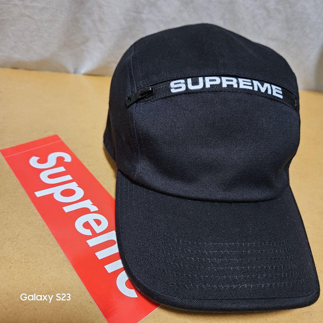 美品 Supreme Top Zip Camp Cap シュプリーム キャップ