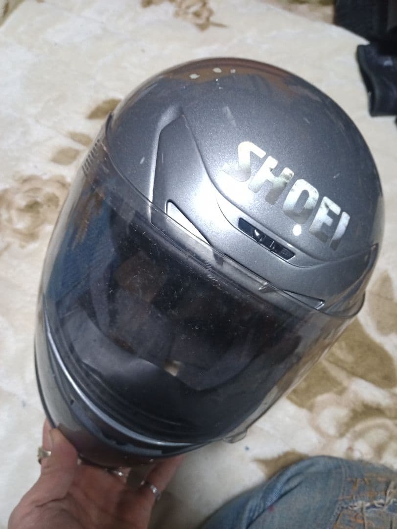 SHOEI X-8R?シルバー フルフェイスヘルメット