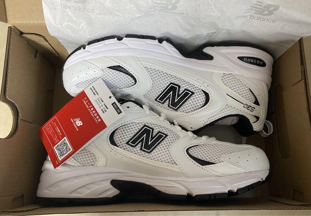 ニューバランス MR530EWB 新品 ブラック ホワイト 24.5