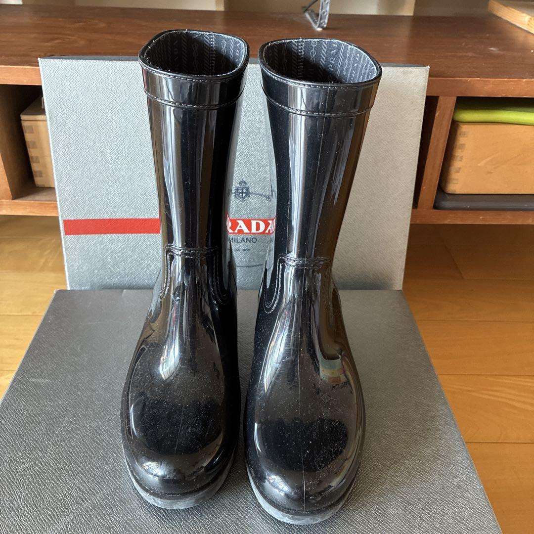 PRADA プラダ レインブーツ メンズ 26cm - メルカリ