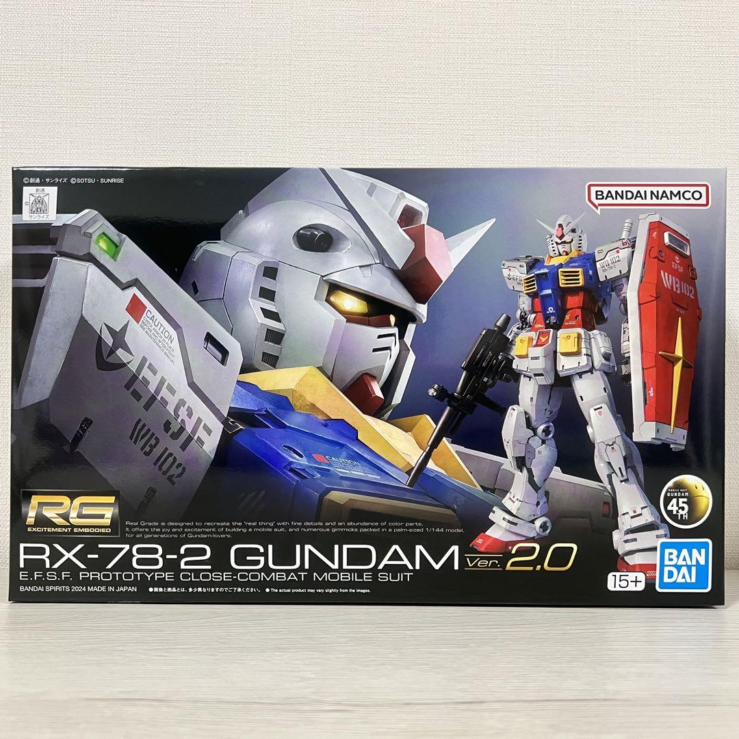 RGガンプラセット(ガンダム Ver.2.0、武器セット、ジオング）