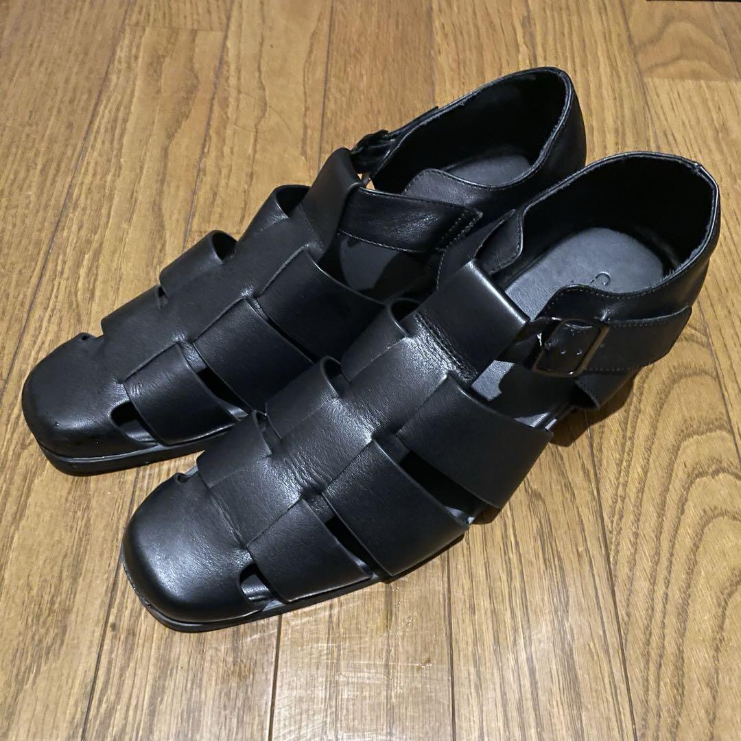 【CALLNE】Squaretoe Gluca Heelsandal