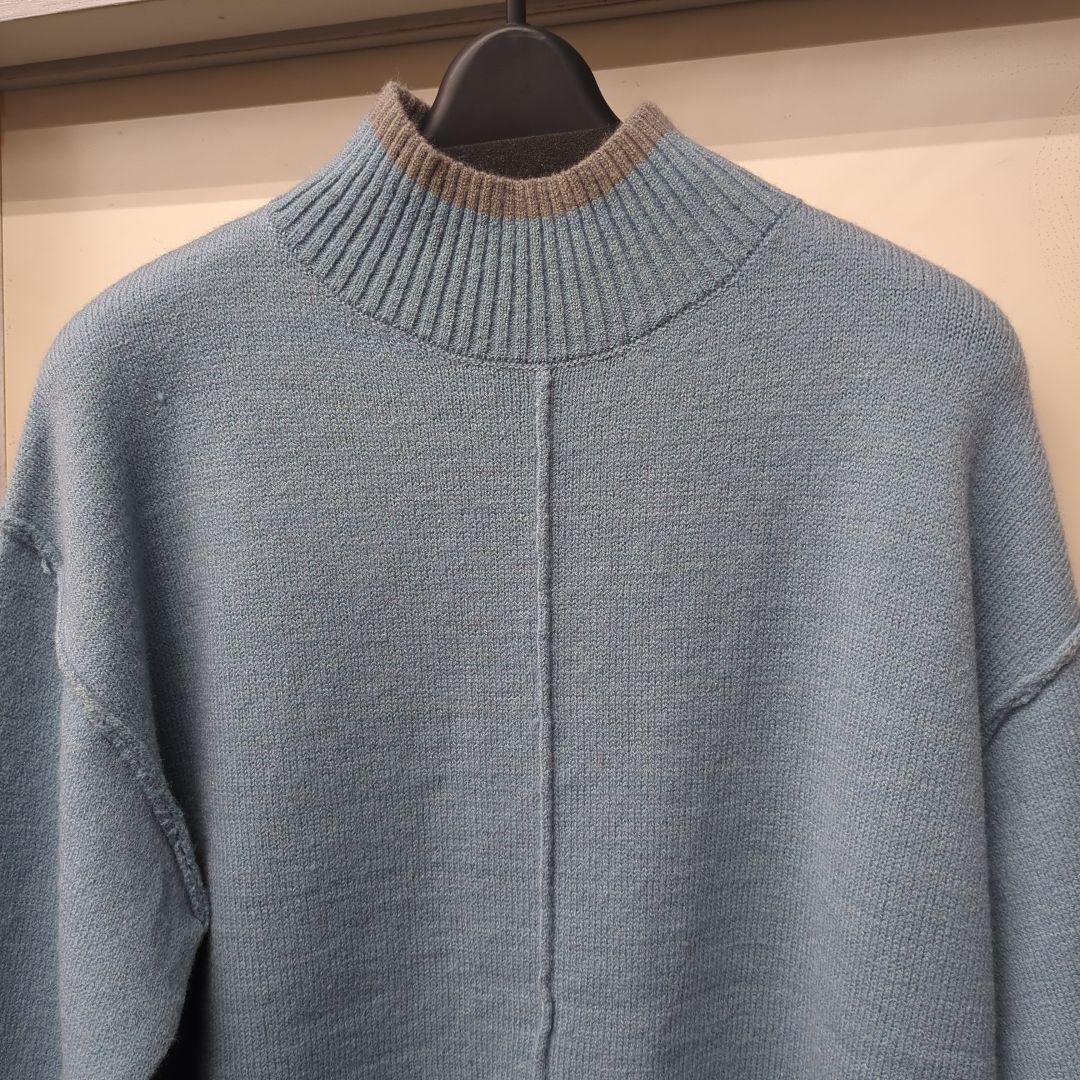 秋冬物　Tanppoppo オシャレデザイン　ニットチュニック　ゆったりサイズ 冬物Tanppoppo オシャレなデザインニットチュニックゆったりサイズ