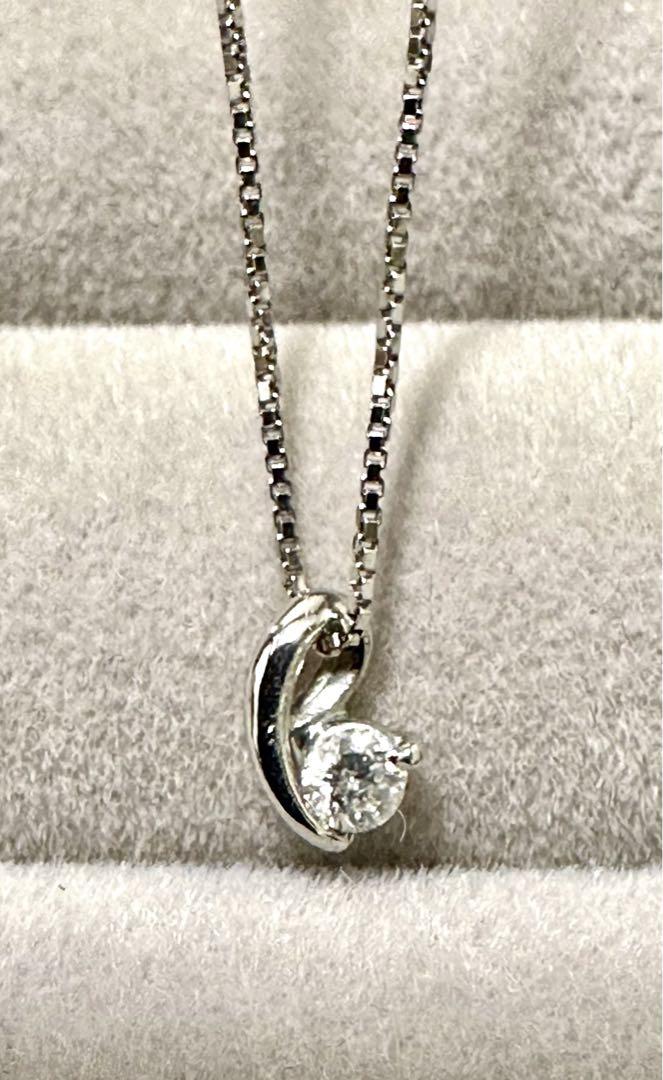 ダイヤモンド プラチナ ネックレス　0.03ct