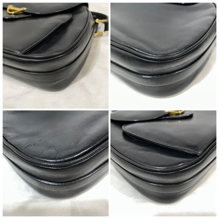 極美品✨GIVENCHY ヴィンテージ ゴールド金具 mSJhM-m99614305323 ショルダーバッグ レザー 超歓迎低価