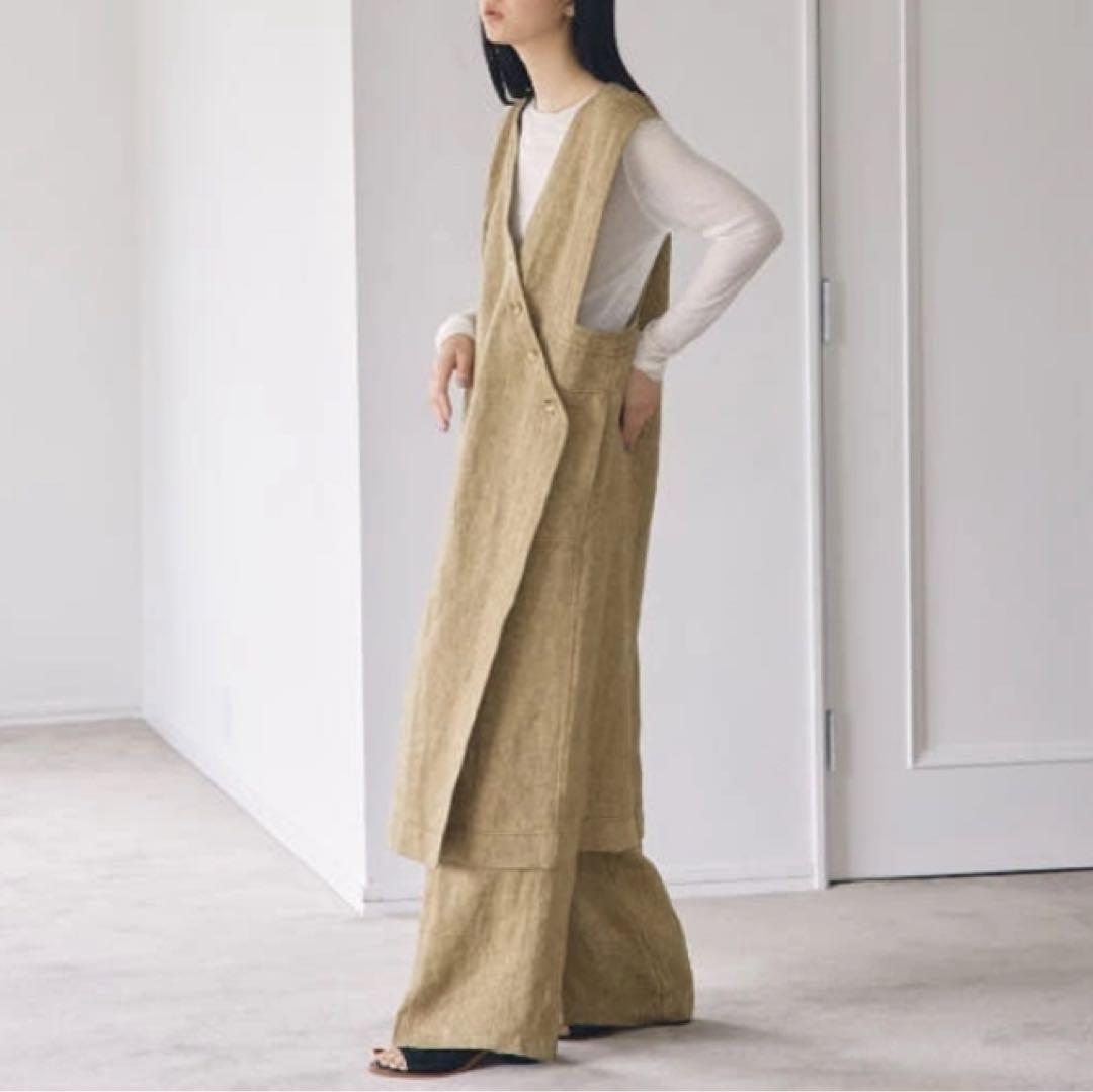 新品未使用　期間限定お値下げ中　TODAYFUL Linen Over Vest セール】Linen Over Vest（ベスト）｜TODAYFUL（トゥデイフル