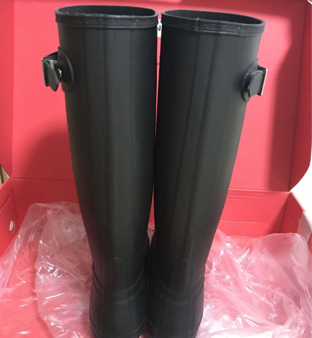 HUNTER レインブーツ　25センチ　ブラック