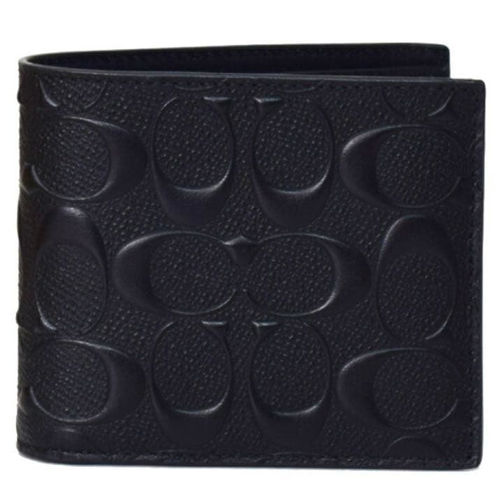 公式超安い コーチ 財布 メンズ 二つ折り 札入れ クロスグレインレザー Coach 直販割引品 Www Kolalnastv Com