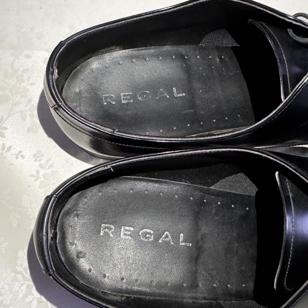 【REGAL リーガル】727R Uチップ ビジネスシューズ ブラック