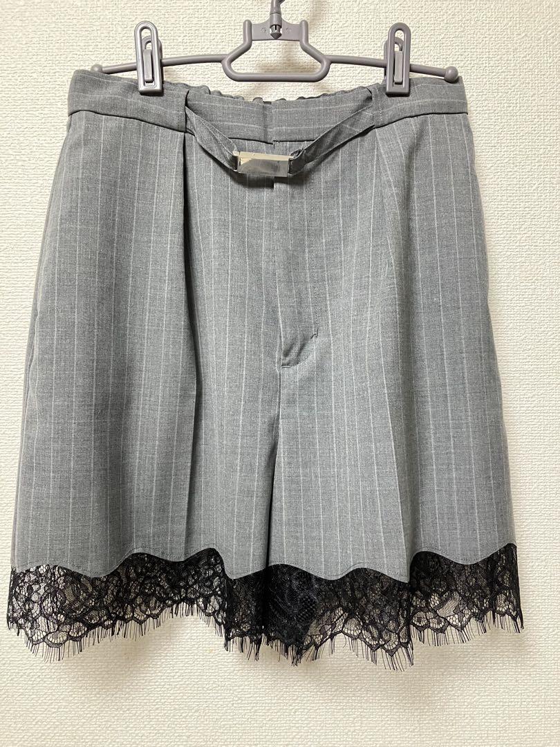 【美品】MAISON SPECIAL ストライプ　ショートパンツ　サイズ38