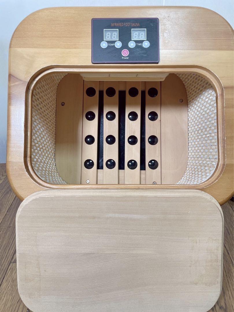 ◆美品 ◆サウナカバー付きセラミック足湯 ◆冷え性対策 ◆免疫力アップ