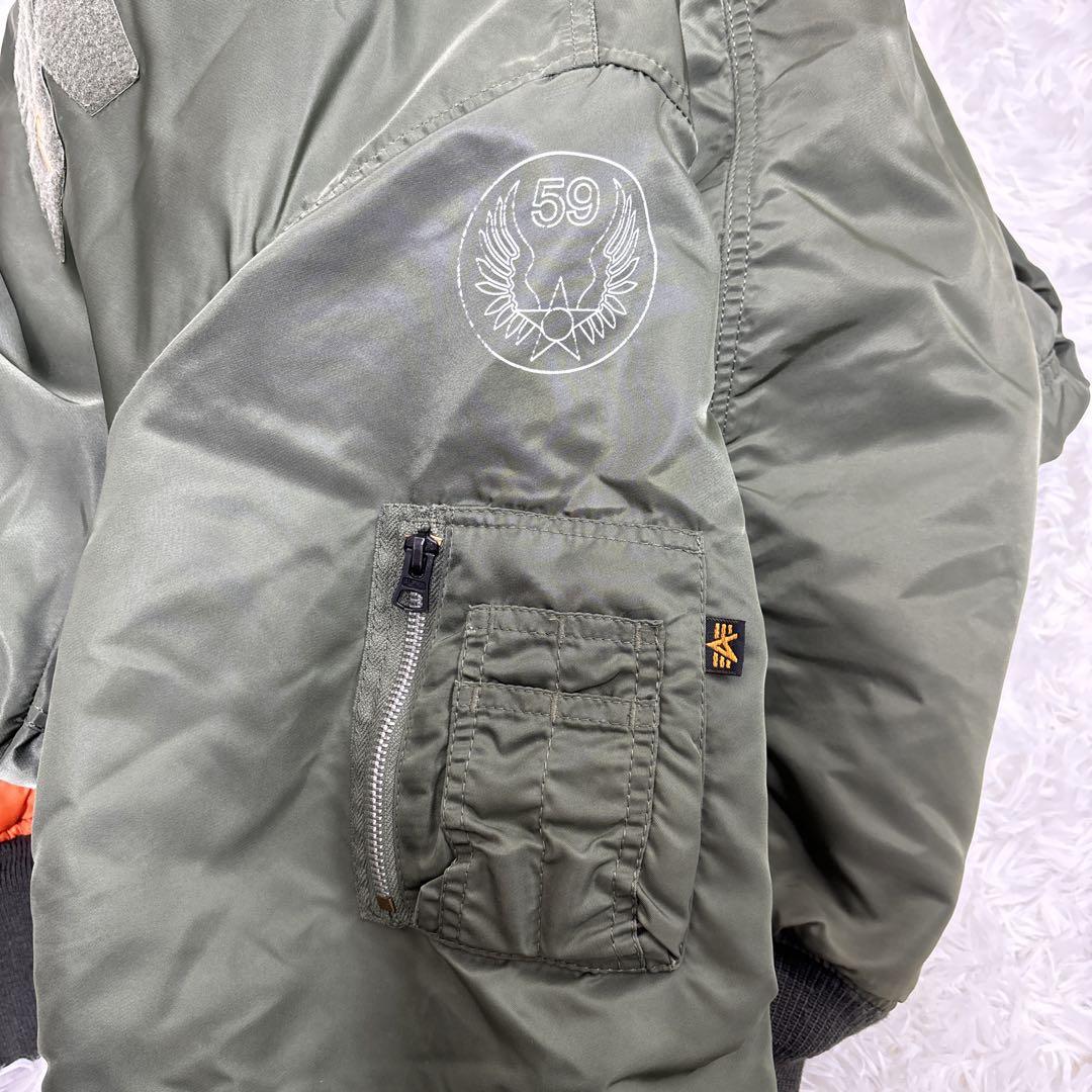 限定モデル レア BIG 極美品 ALPHA アルファ 59th MA-1