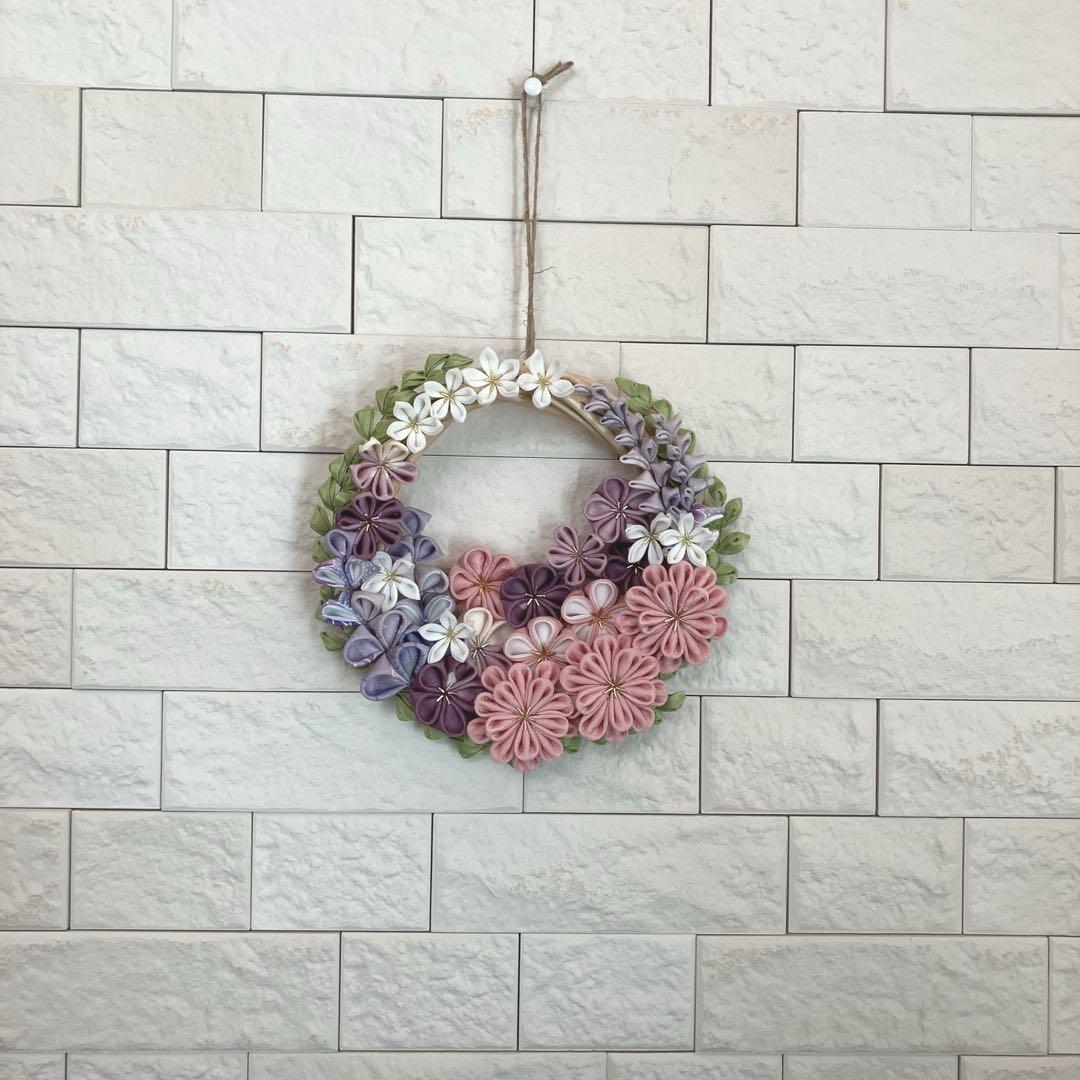 当店一番人気】 つまみ細工 つまみ （ハンドメイド 母の日 赤紫
