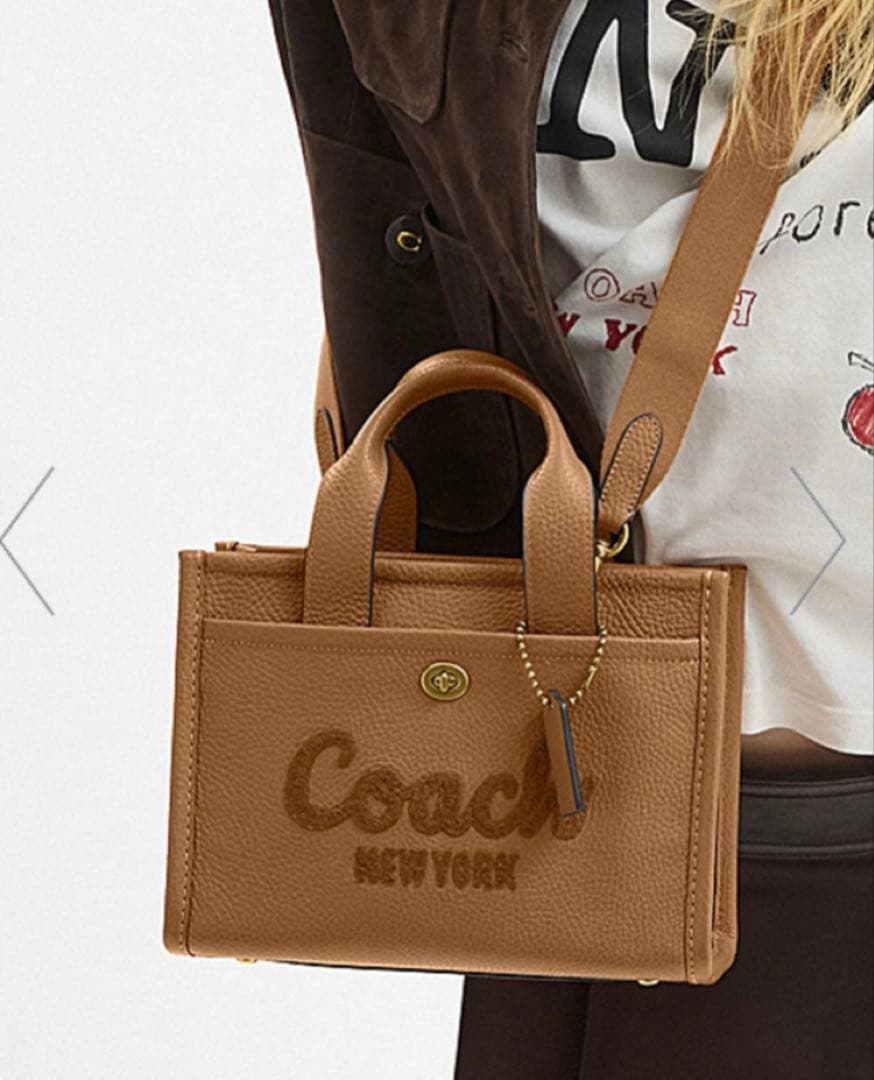 【新品未使用】コーチ カーゴ トート バッグ 26 アウトレット ブラウン 【新品未使用】コーチ カーゴ トート バッグ 26 アウトレット ブラウン