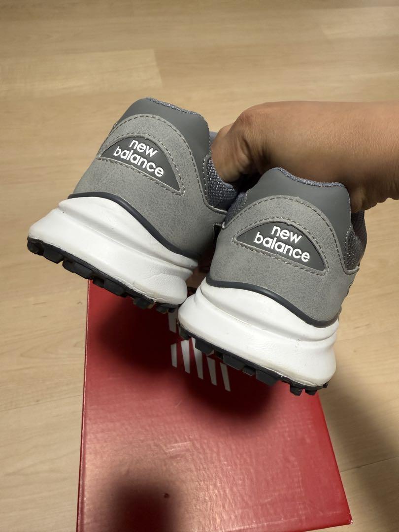 雪の豪奢 26.5美品NewBalance ゴルフシューズ グレー MG100GR シューズ(男性用)