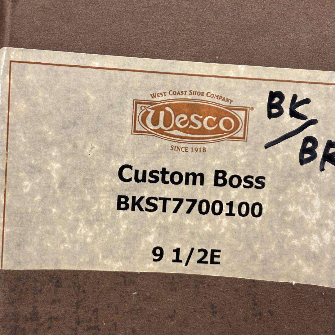 wesco ウエスコ custom boss カスタムボス エンジニアブーツ