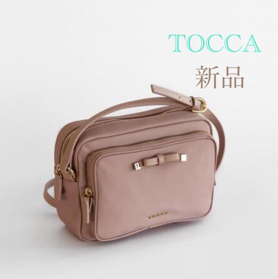 安値 トッカ TOCCA ショルダーバッグ リボン ピンク asakusa.sub.jp
