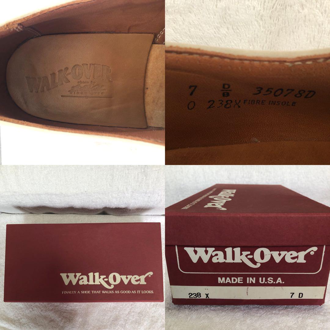 美品】90'S ウォークオーバー ホワイトバックス ／7D(25.0cm相当