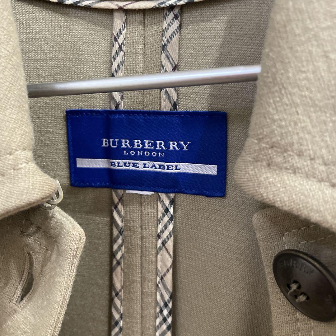 BURBERRY BLUE LABEL ポンチョ・ケープコート ベージュ
