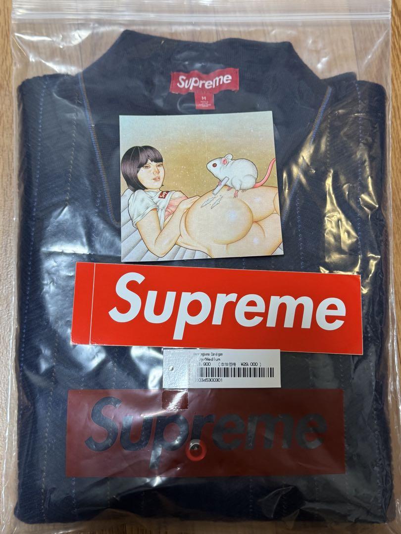 トップス supreme Herringbone Cardigan