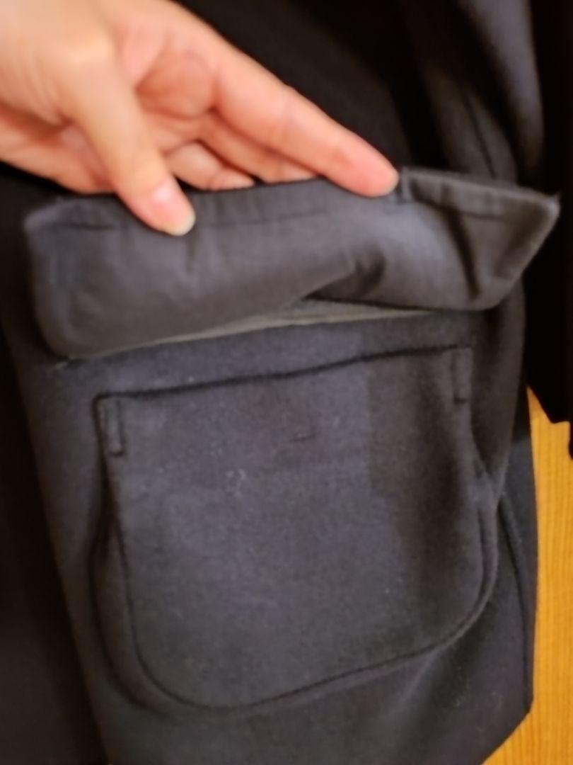 【中古/美品】mizuiroindミズイロインド　ウールショートコート